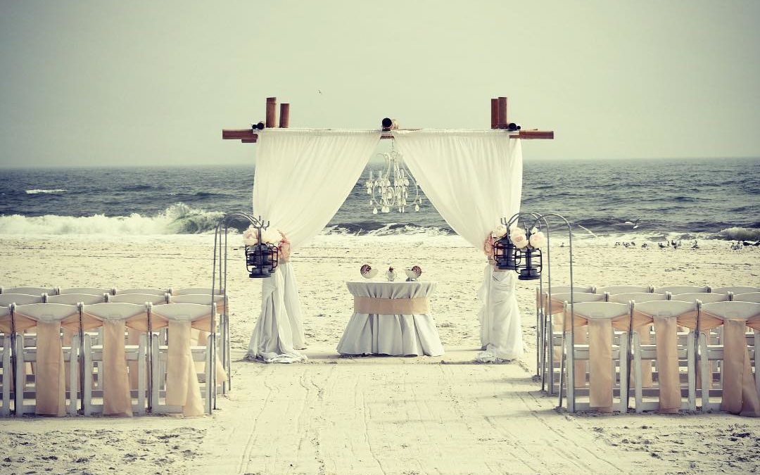 Watched a beautiful wedding on the sand of Gulf Shores on Saturday. Always bring…