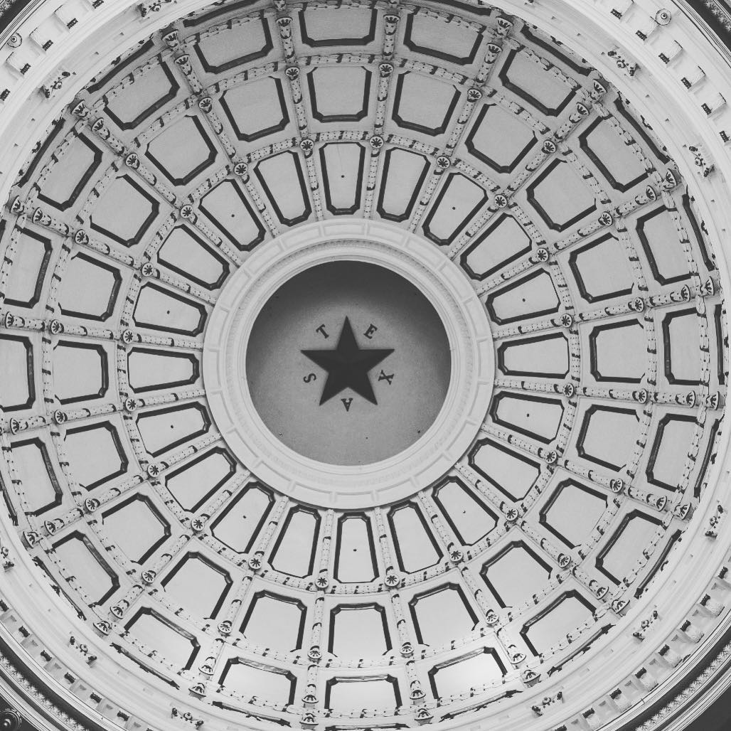 Texas star up on the dome of the State Capital Building. #texasstar #statecapita…