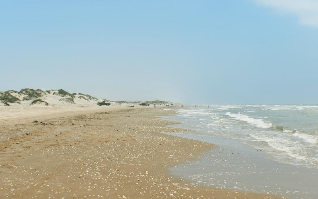 Great place for long walk on the beach  Happy Sunday! #beachwalk #southpadreisla…