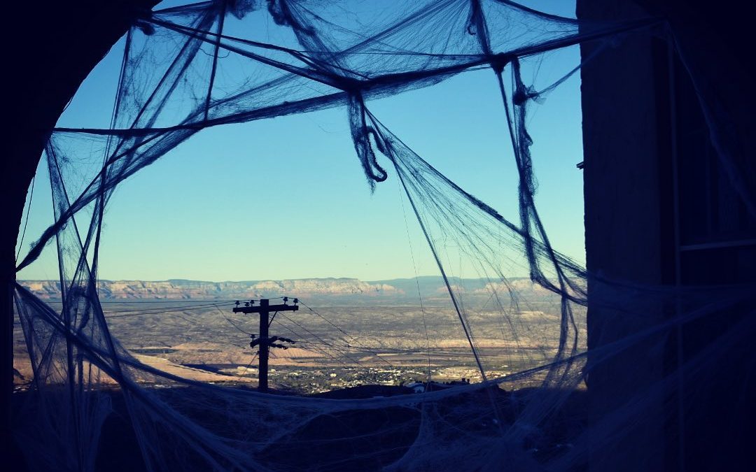 Unique view of Verde Valley from a ghost town up the mountain. #jerome #ghosttow…