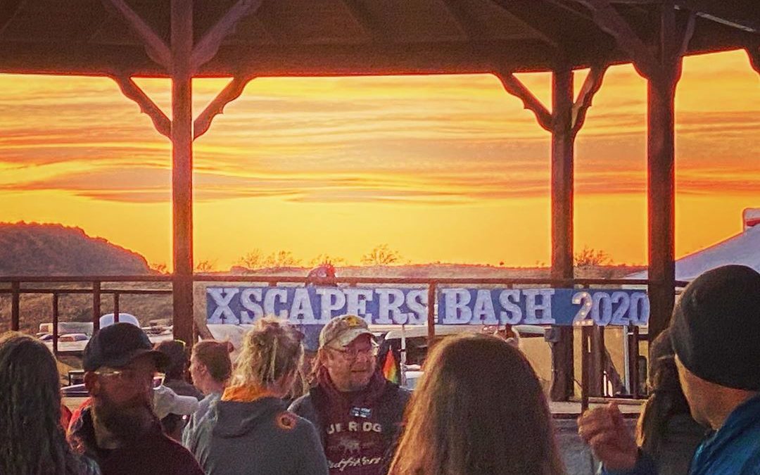Another amazing sunset tonight at the #xscapersbash2020 Can we do the newlywed g…