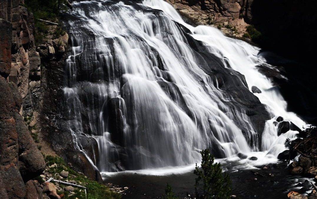 Gibbon Falls was the first waterfall I shot on manual mode when I was learning t…