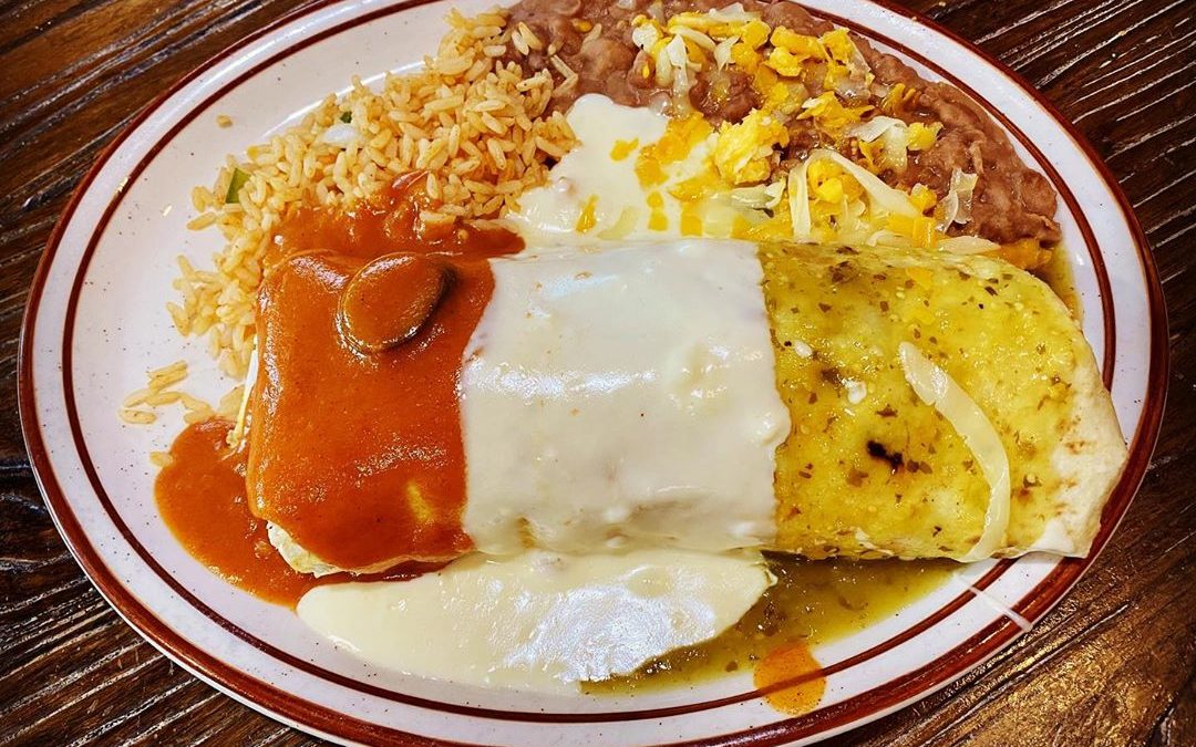 Now that’s a burrito. Read about the Green Iguana on Yelp, so after running a co…