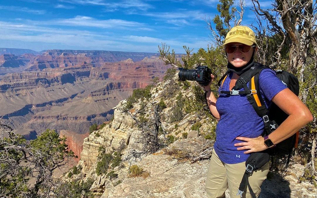 Took the shuttle bus up to Hermits Rest early this morning before the crowds sta…