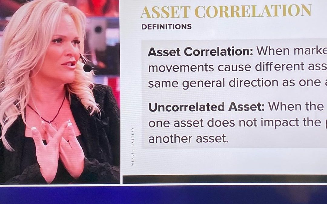 Learning about Asset Correlation. How was your Friday?  #wealthmastery #tonyrobb…