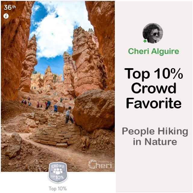 How do you love to hike?  Congrats to Images by Cheri for having the People Hiki…