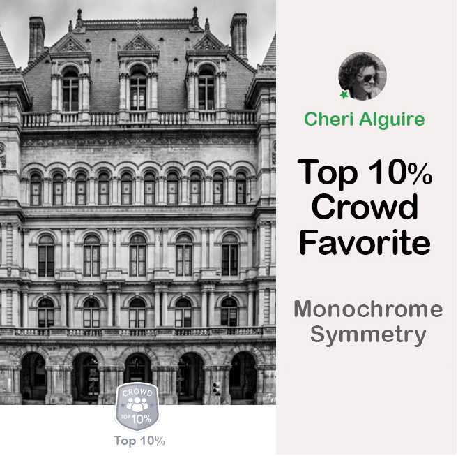 ViewBug.com: Ranked Top 10% in ‘Monochrome Symmetry’ Contest