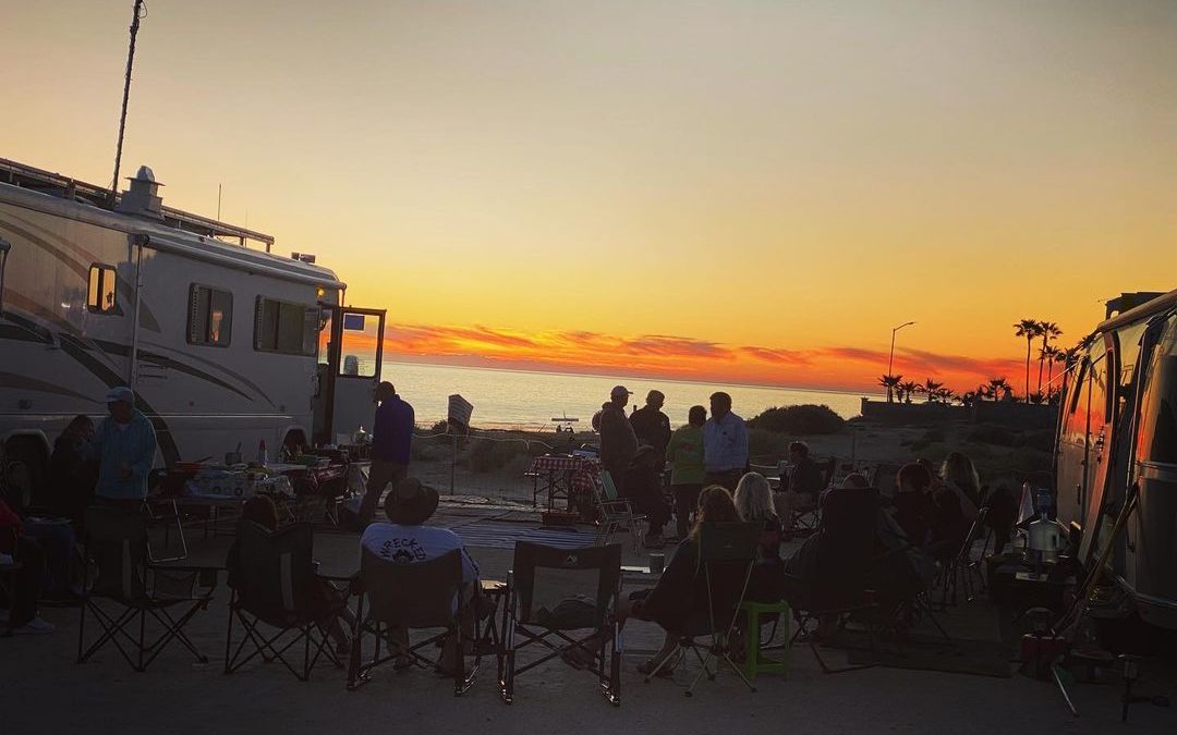 One last sunset get together for the Xscapers Rocky Point Convergence/Homebase B…