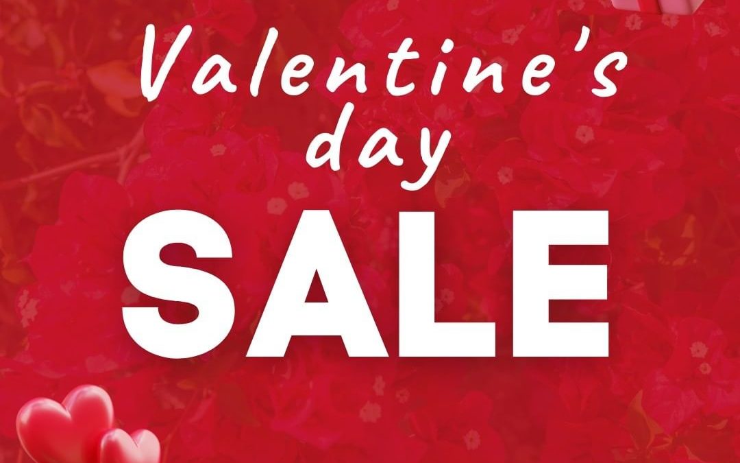 Our 2023 Valentine’s Day Sale is here! 

23% discount on all items. 
Sale Ends: …