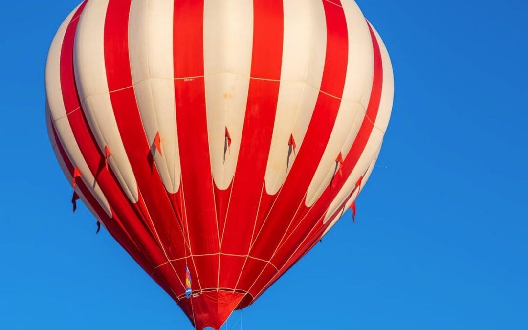 Watching these hot air balloons soar through the sky is a reminder to always aim…
