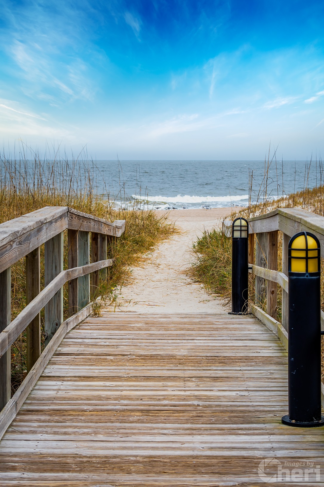 Trail to Paradise: Wooden Pathway to the Beach