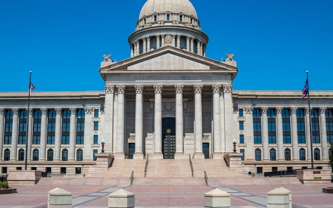 Marveling at the majestic architecture and history of the Oklahoma State Capitol…
