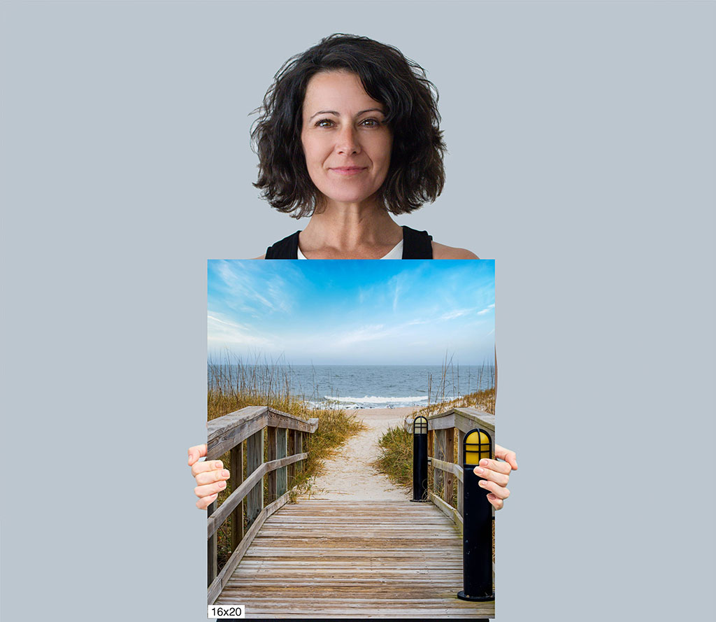 Trail to Paradise: Wooden Pathway to the Beach Diagram