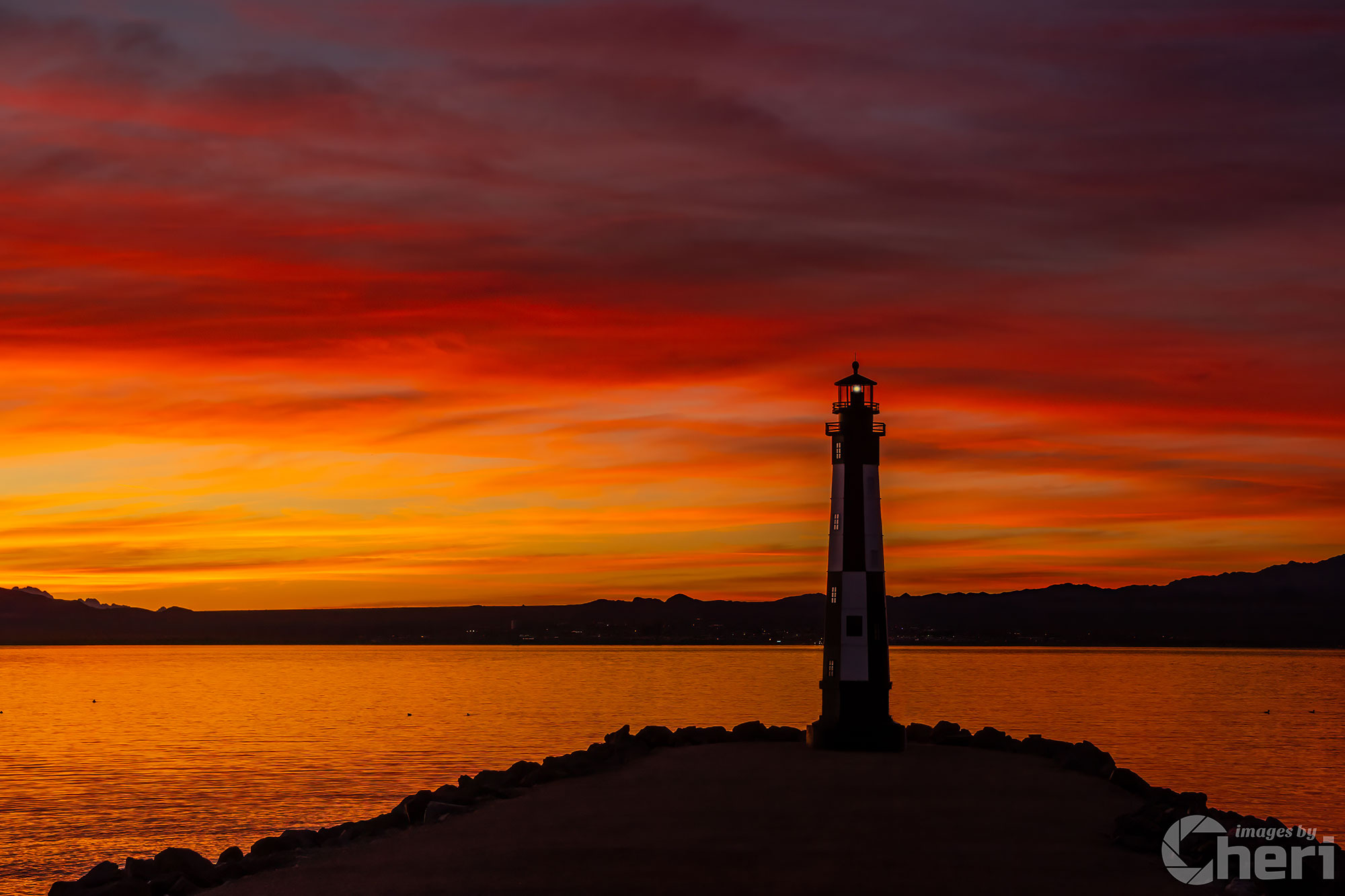 Cultural Nautical Symbol: Cape Henry Lighthouse Replica in Lake Havasu