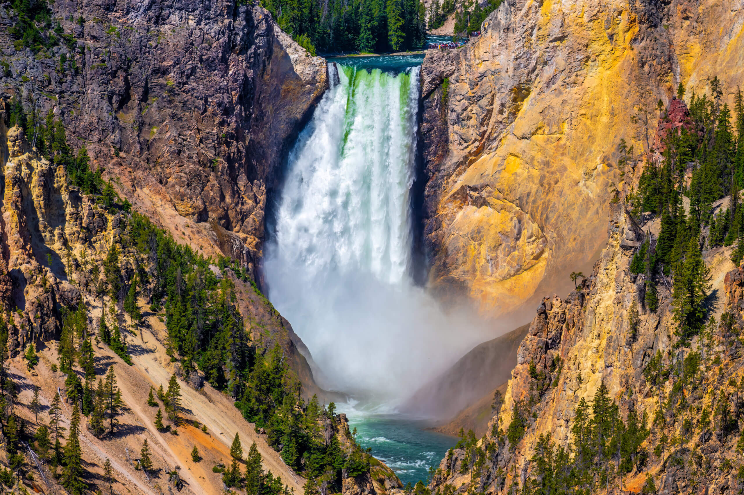 Waterfall Symphony: Upper Falls of the Yellowstone River