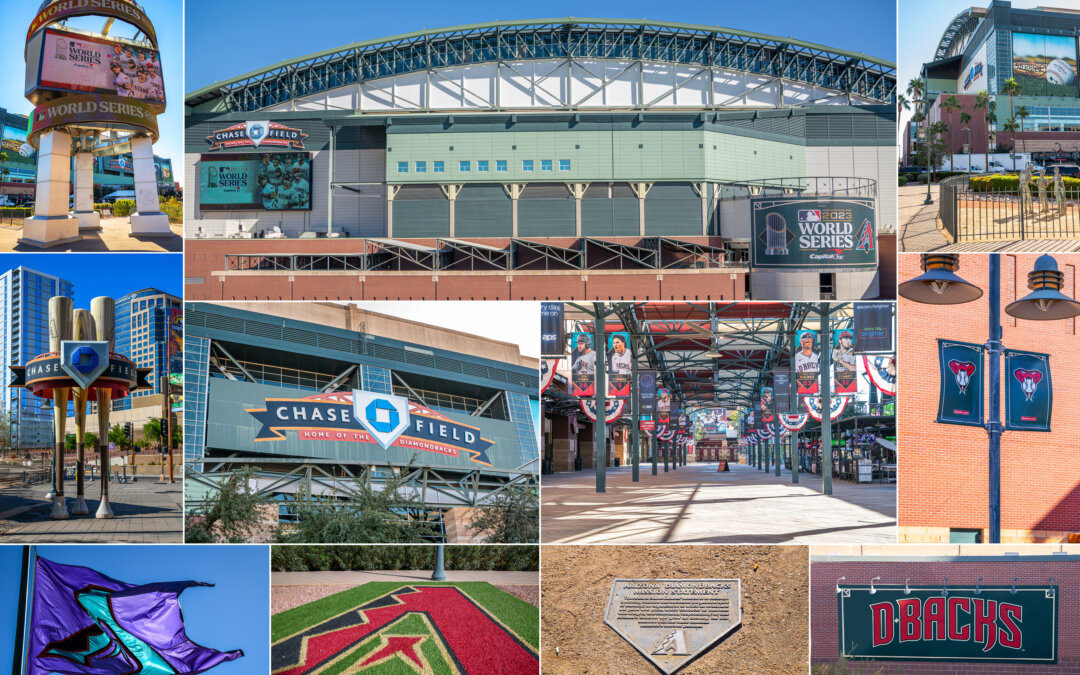 World Series Excitement: Chase Field (Collage)