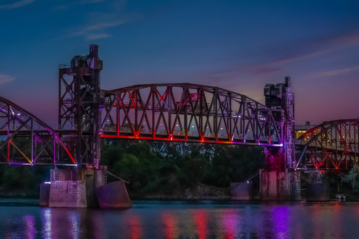 Little Rock Junction Bridge: Arkansas River