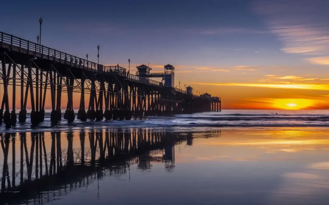 Sunset Serenade: Oceanside Bliss at Oceanside Pier
