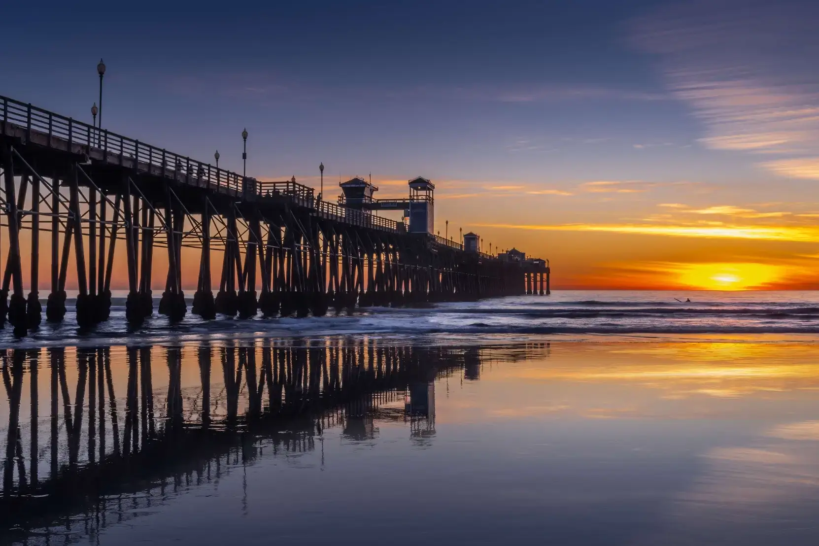 Sunset Serenade: Oceanside Bliss at Oceanside Pier